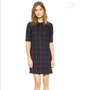 Elizabeth and James Plaid Clairemont shift dress